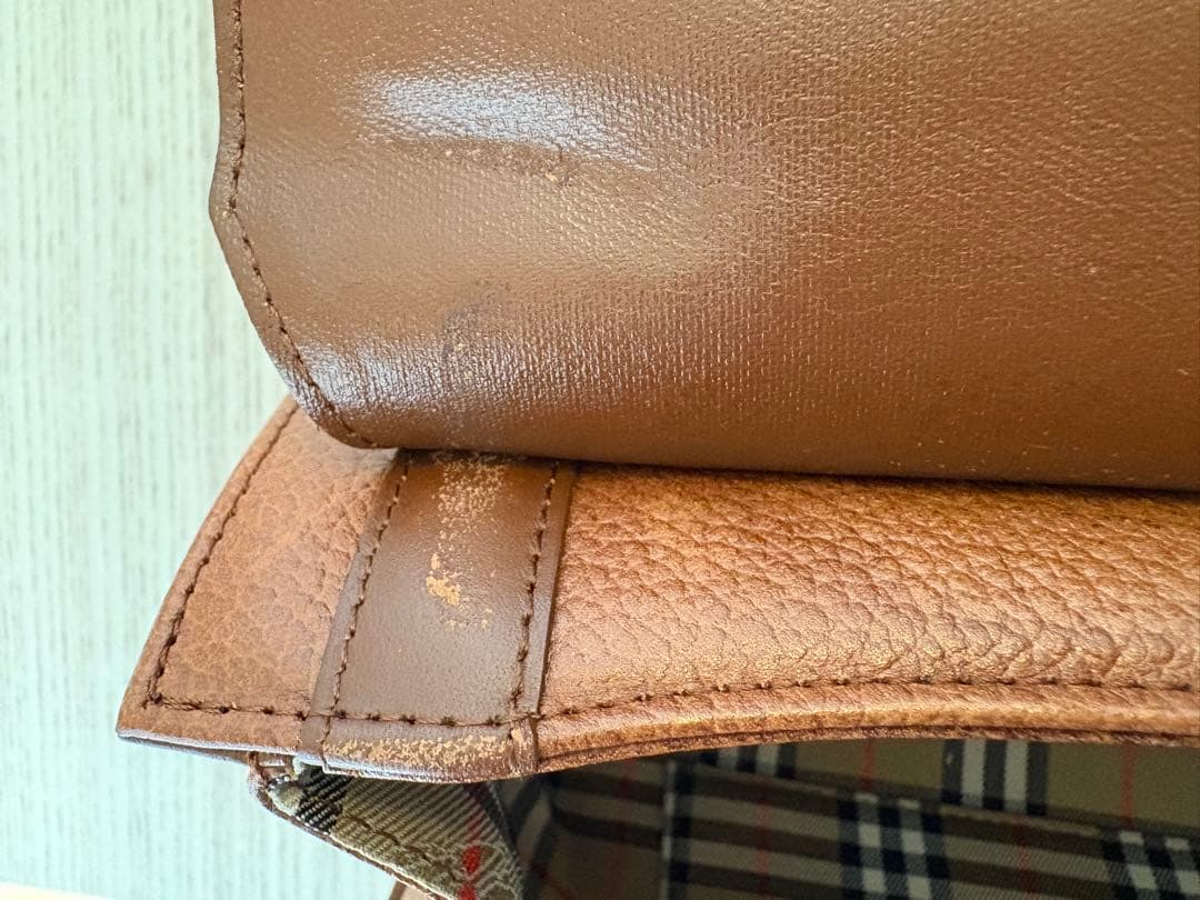 BURBERRY バーバリー ハンドバッグ ミニボストン ノバチェック レザー