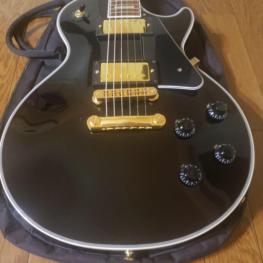 burny SRLC-55 レスポールカスタムタイプ　ブラック