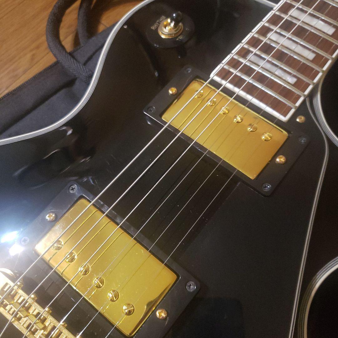 burny SRLC-55 レスポールカスタムタイプ　ブラック