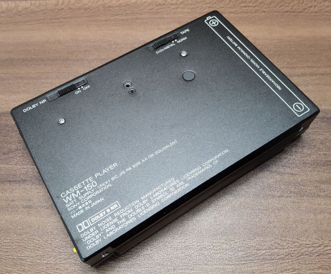 【超極美品！】整備済み SONY ウオークマン WM-150 ブラック