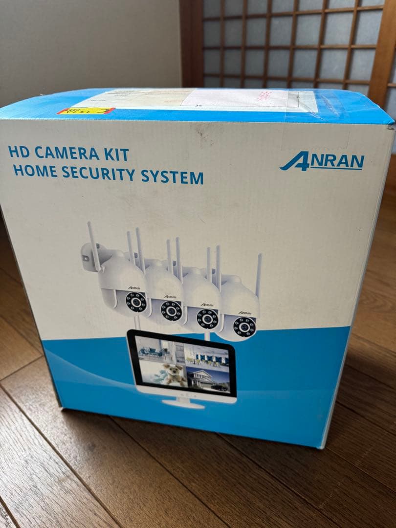 【新品　未開封】AIRBAN 500万画素 防犯カメラ 4台セット 1TB