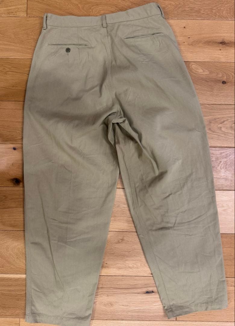 ☆新品未使用☆SCYE BASICS セルビッジチノ 2タック サイズ40