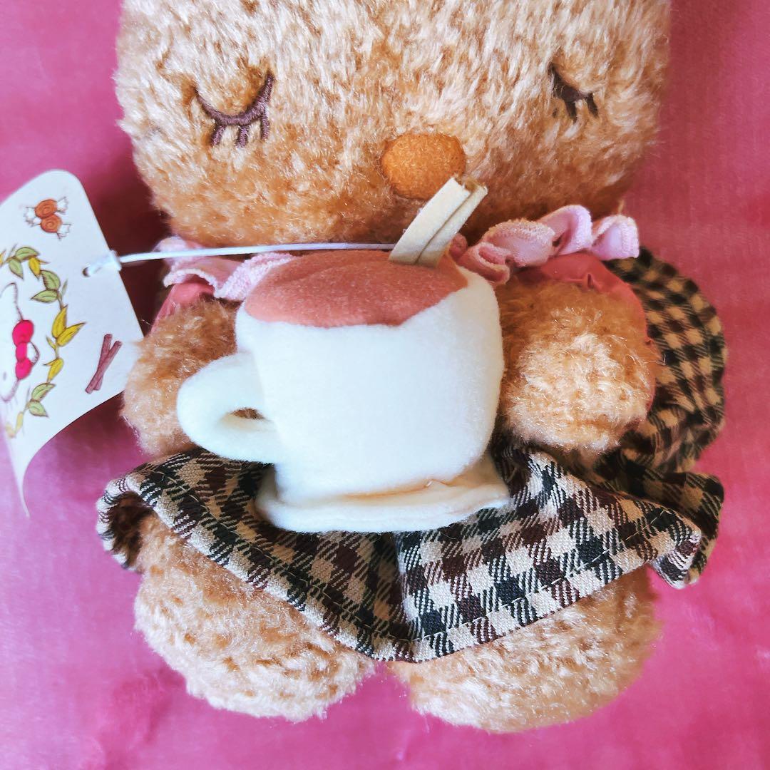 希少レア　ハローキティ　ぬいぐるみ　カフェ　シナモン　茶色キティ　サンリオ