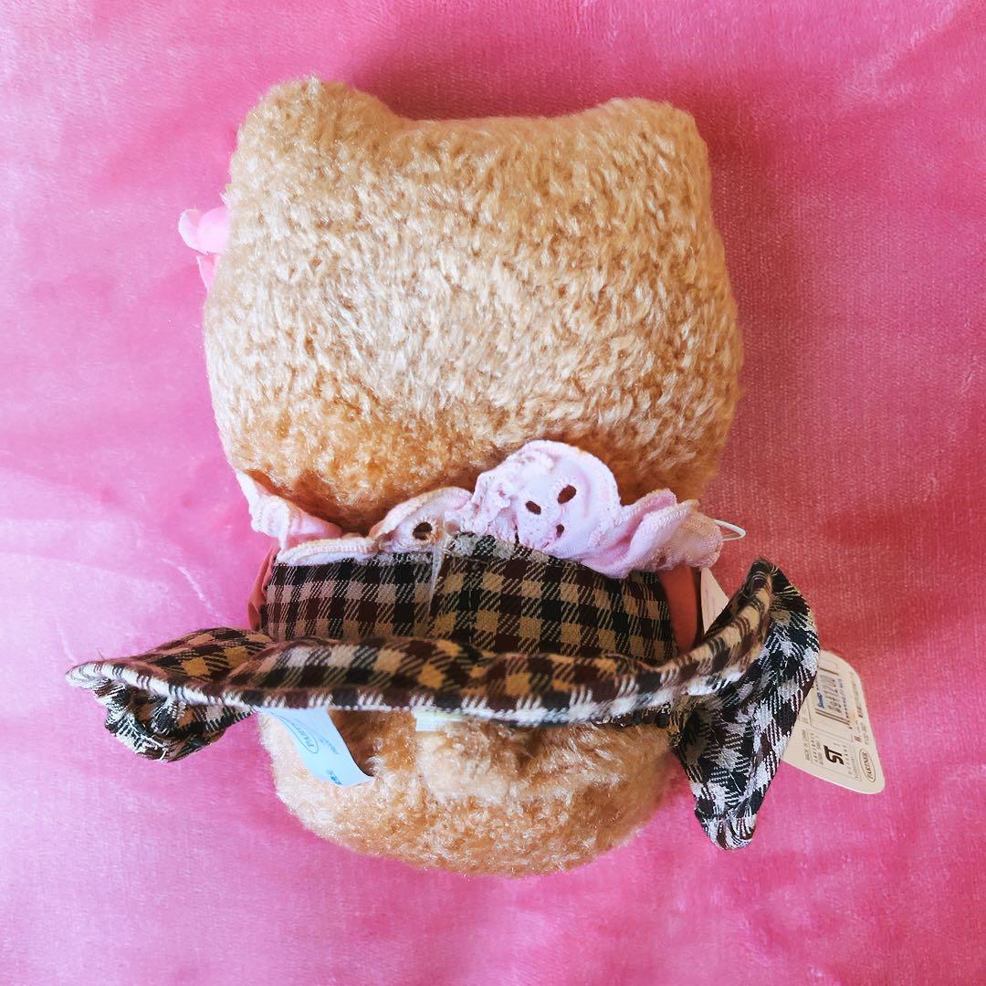 希少レア　ハローキティ　ぬいぐるみ　カフェ　シナモン　茶色キティ　サンリオ