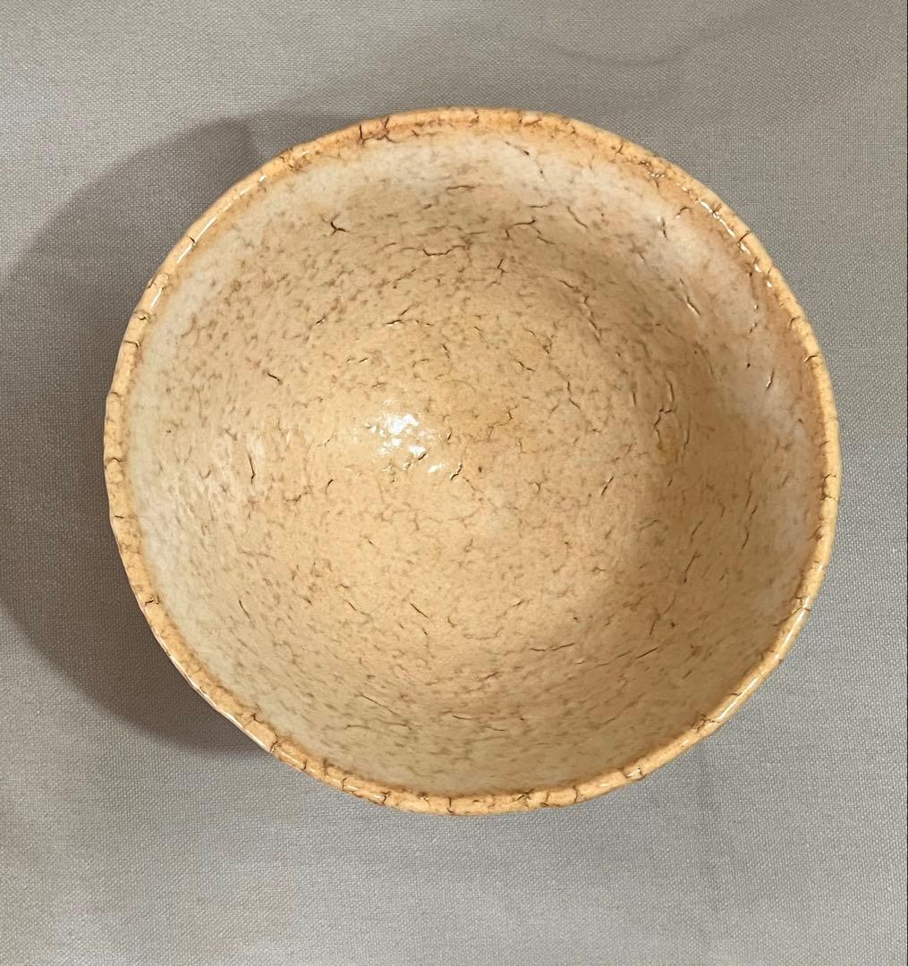 萩焼　抹茶碗 草添窯　赤瀬清泉作