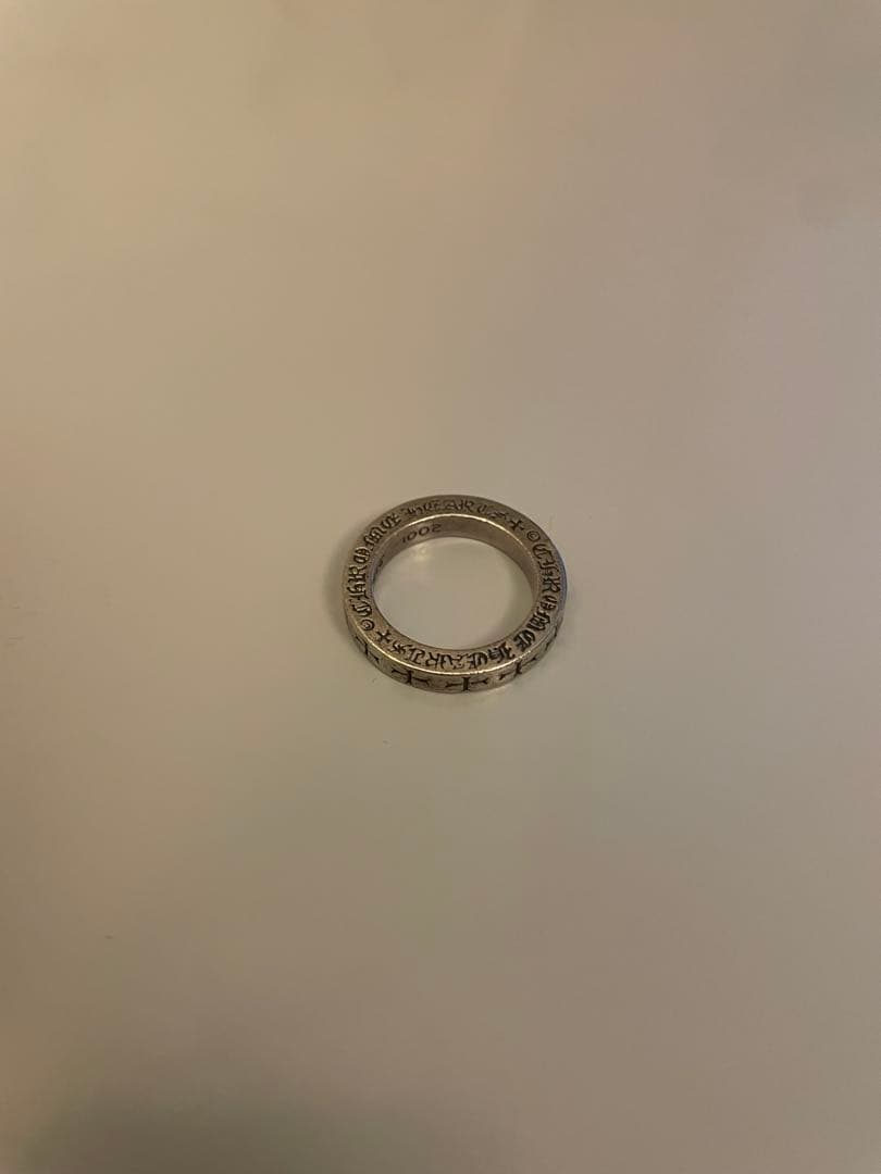 13号　クロムハーツ　スペンサーリング　3mm fuck you