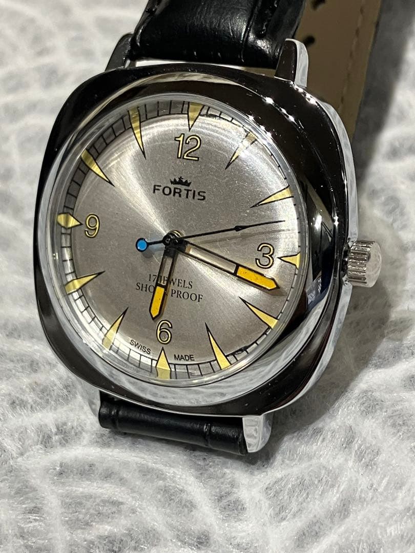 美品スイス老舗 FORTISフォルティス ヴィンテージ 手巻き 17石 38mm