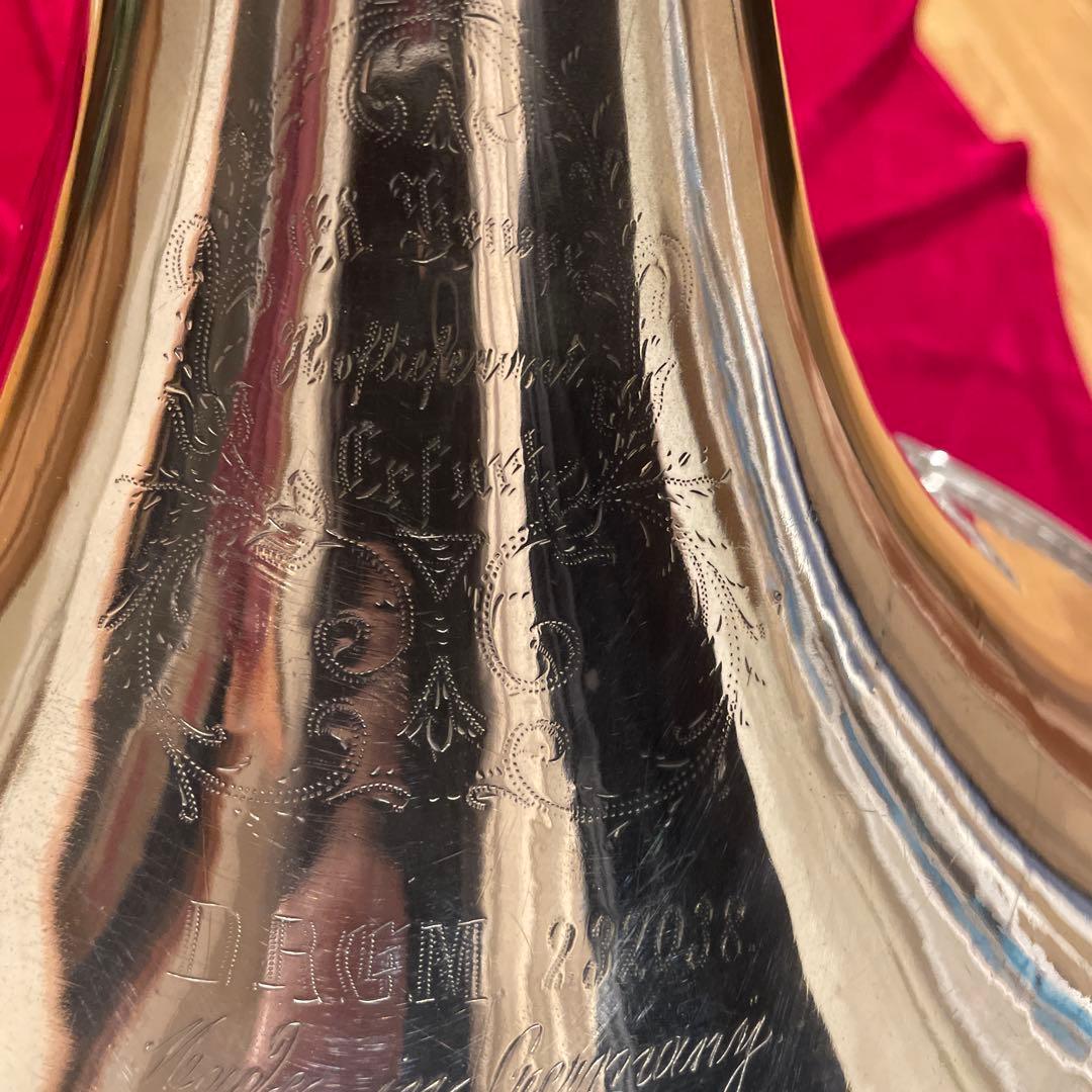 (洗浄・音律調整済)オールドクルスペ　プレホーナー　フルダブルホルン