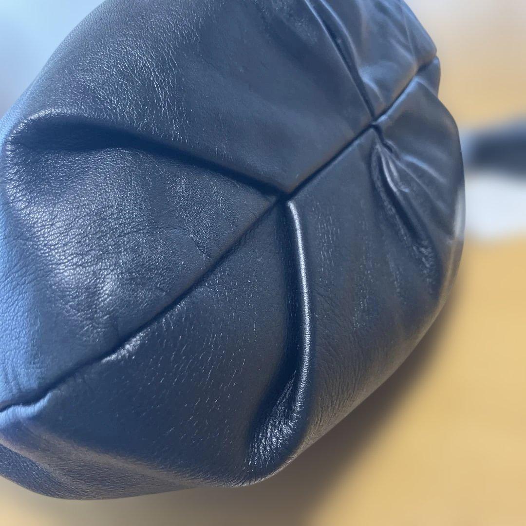 russet レザー4WAYショルダーバッグ ブラック