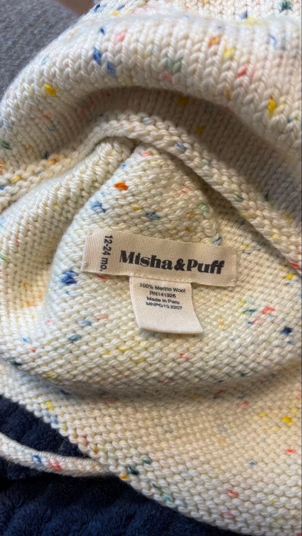 帽子 misha and puff pointy peak hat