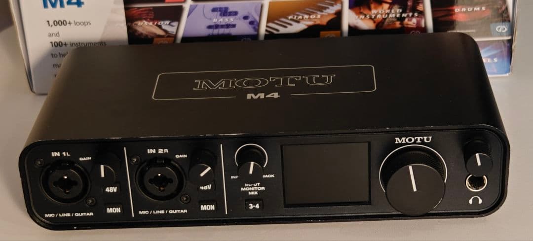 MOTU M4 オーディオインターフェイス【動作確認済み・元箱付属】