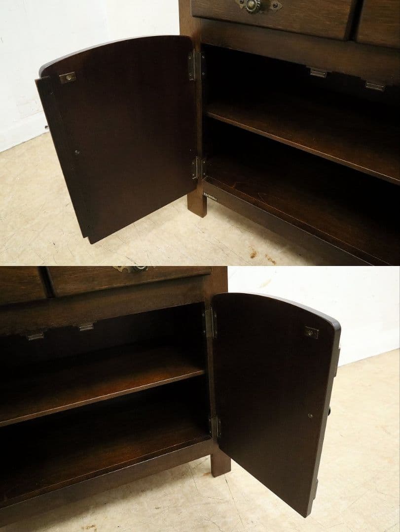 【オールドカリモク】電話台・FAX台・サイドキャビネット・収納棚