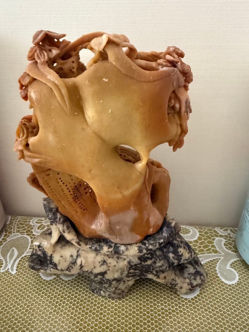 石雕 置物 / 五穀豊穣 / インテリア