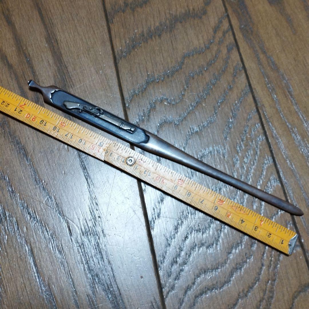 武具　笄．小柄セット　火縄銃図案　骨董品　刀装具　珍品