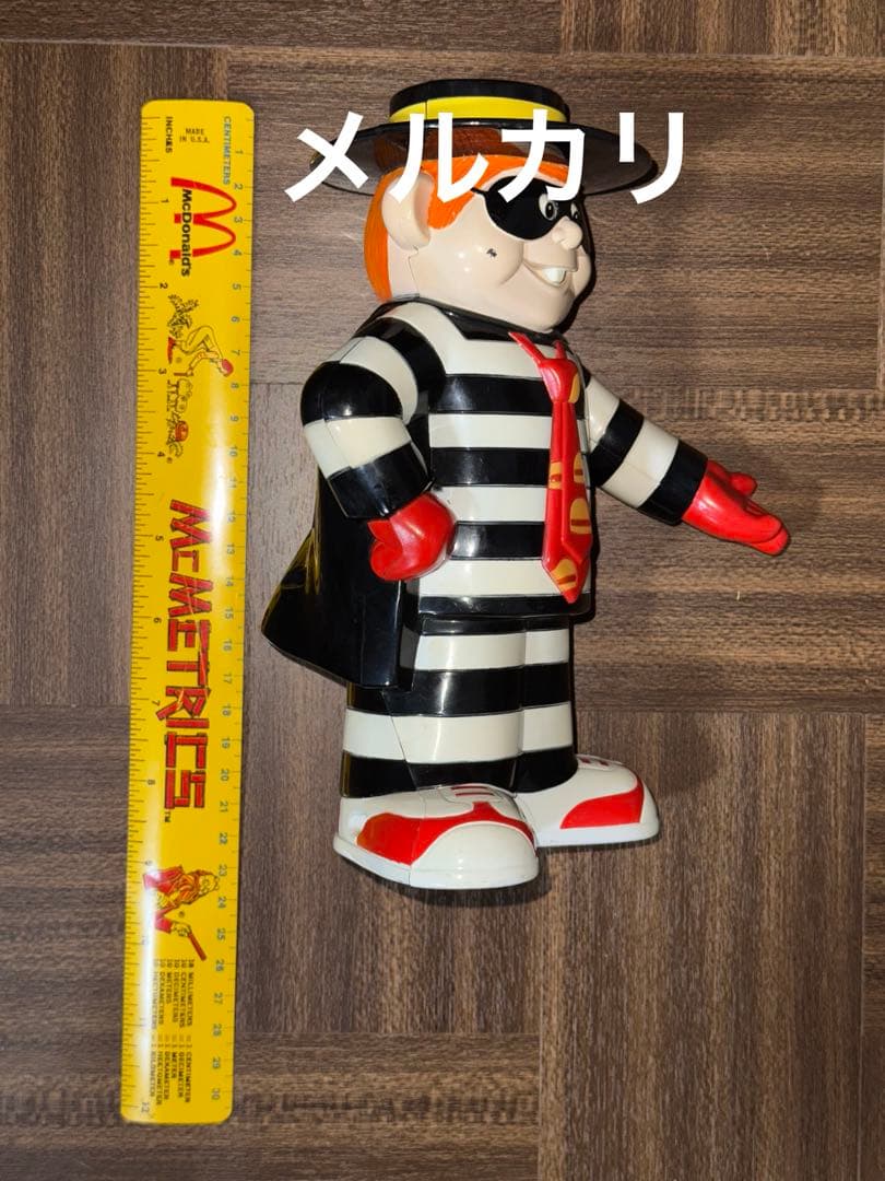 海外 マクドナルド ハンバーグラー フィギュア 貯金箱 レア