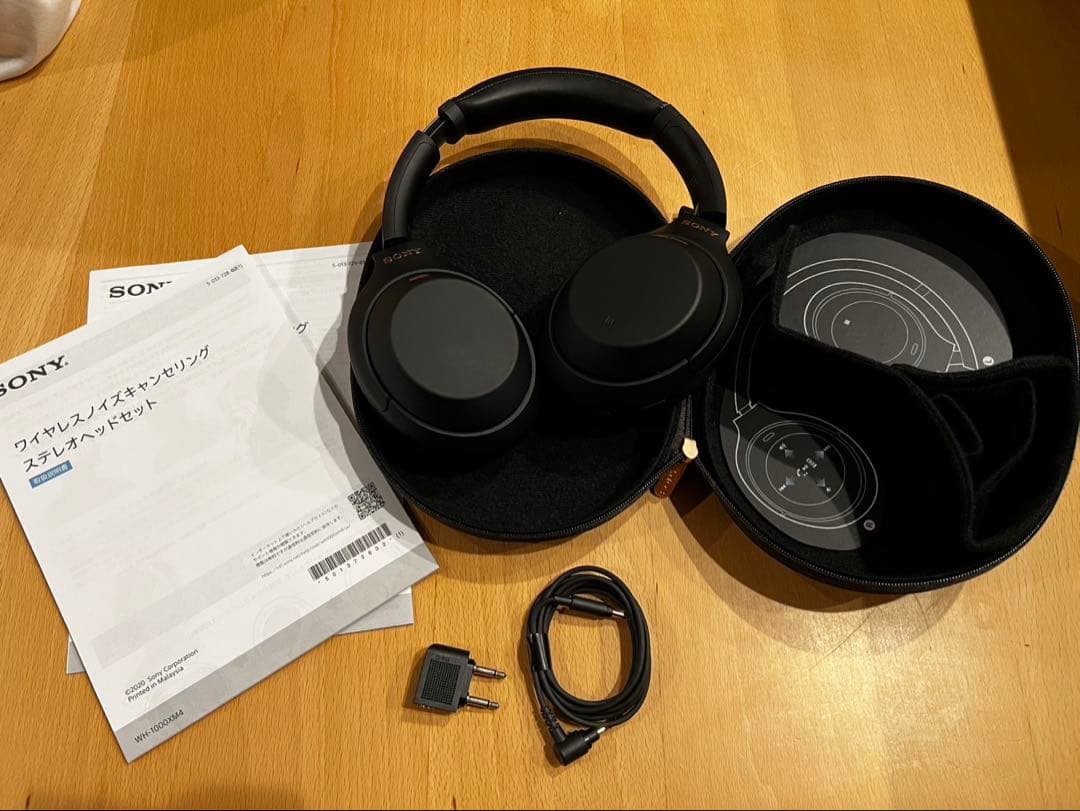 SONY ワイヤレスノイズキャンセリングヘッドホン WH-1000XM4ブラック