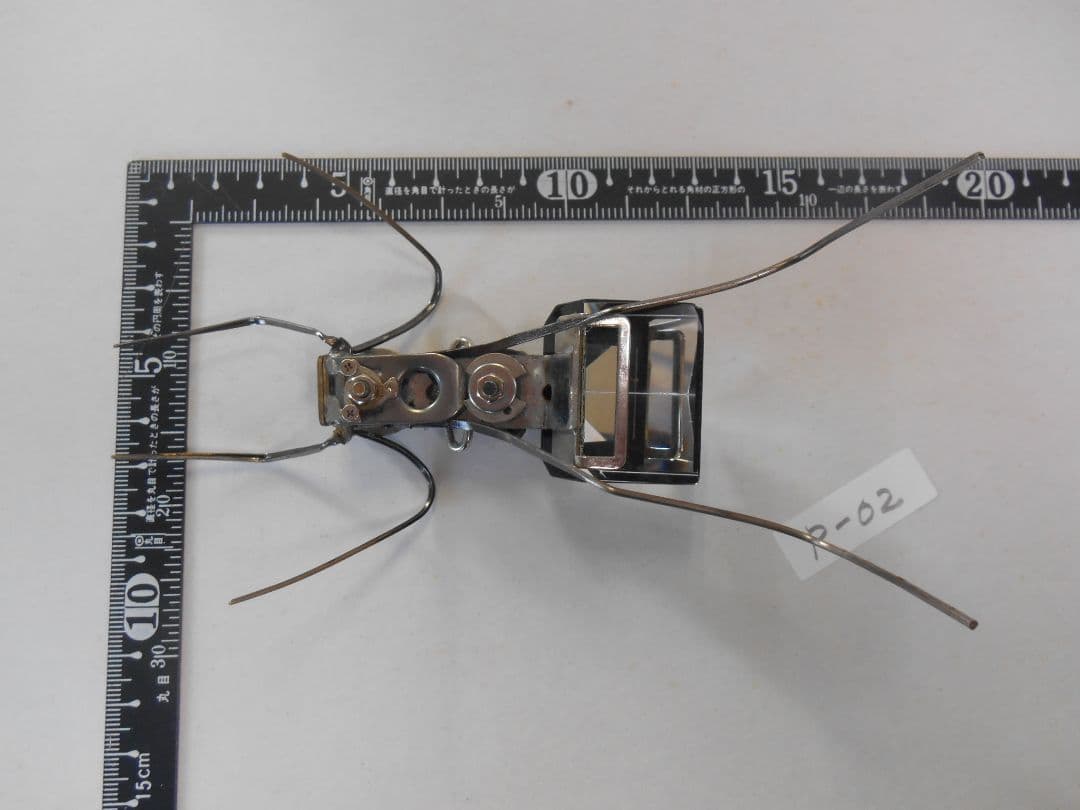 金属製昆虫型アート作品 スチームパンクP02