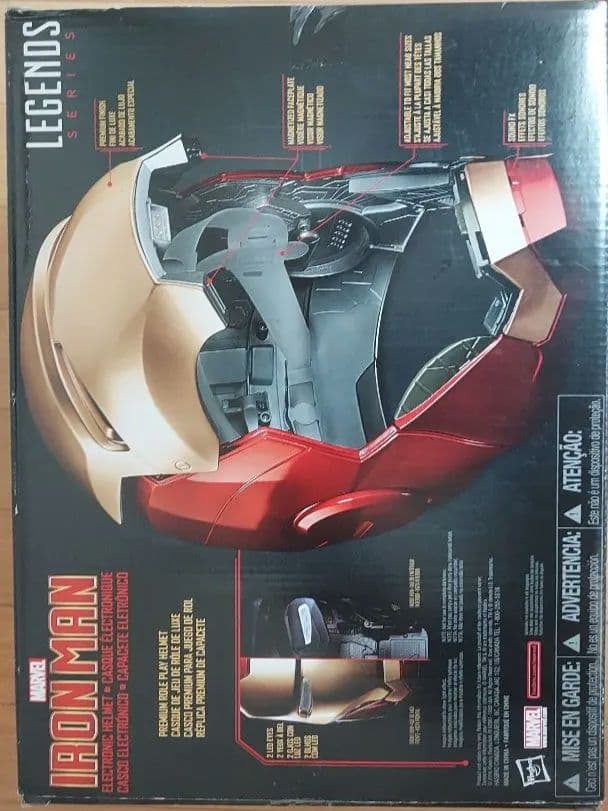 アイアンマンマスク　ハズブロ社　ヘルメット　グローブ　Tシャツ　3点セット