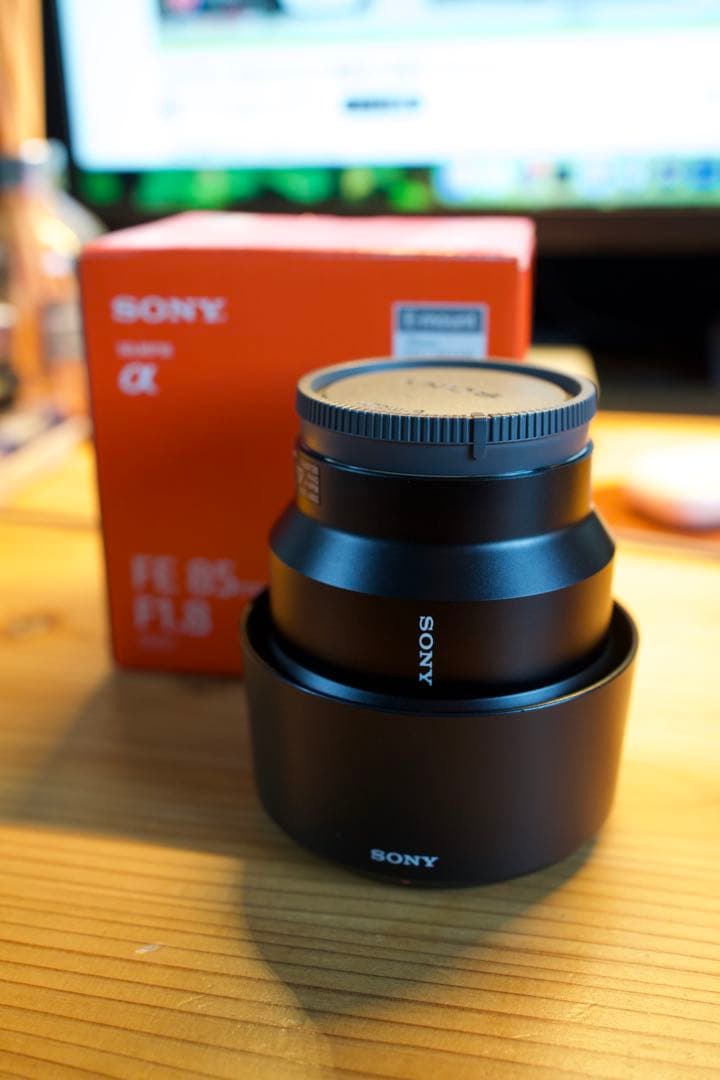 fe85mmf1.8 単焦点　フィルター付き