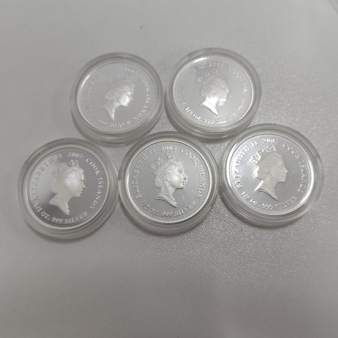 ミッフィー　 50周年記念 　1/2オンス銀貨 　5種セット