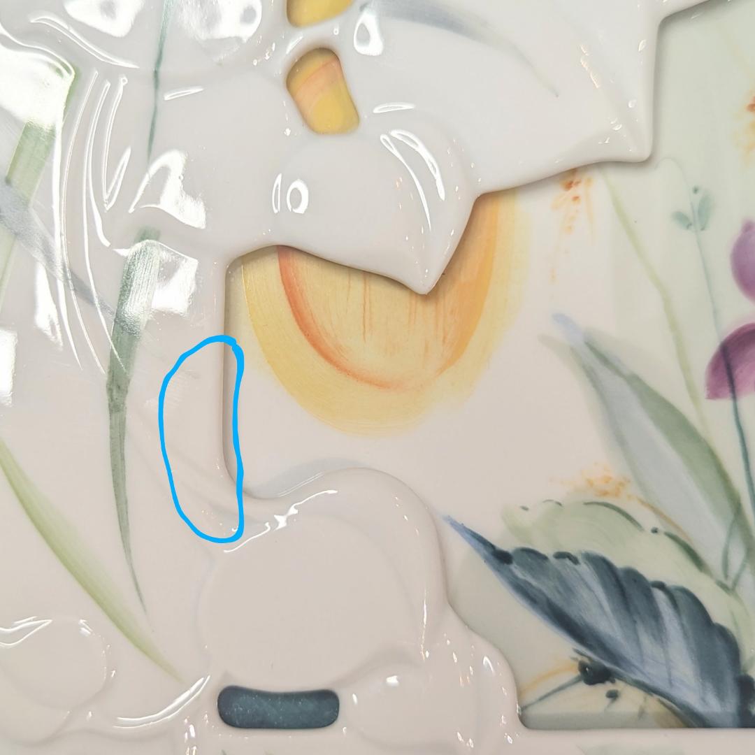 マイセン　Meissen　立体　陶板画　ザビーネ・ワックス