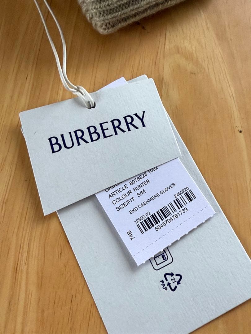 BURBERRY カシミヤ 手袋