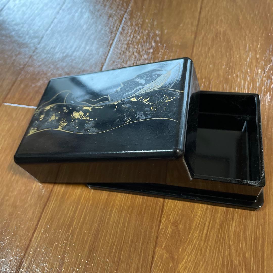 天野喜孝直筆 黒漆器 文箱