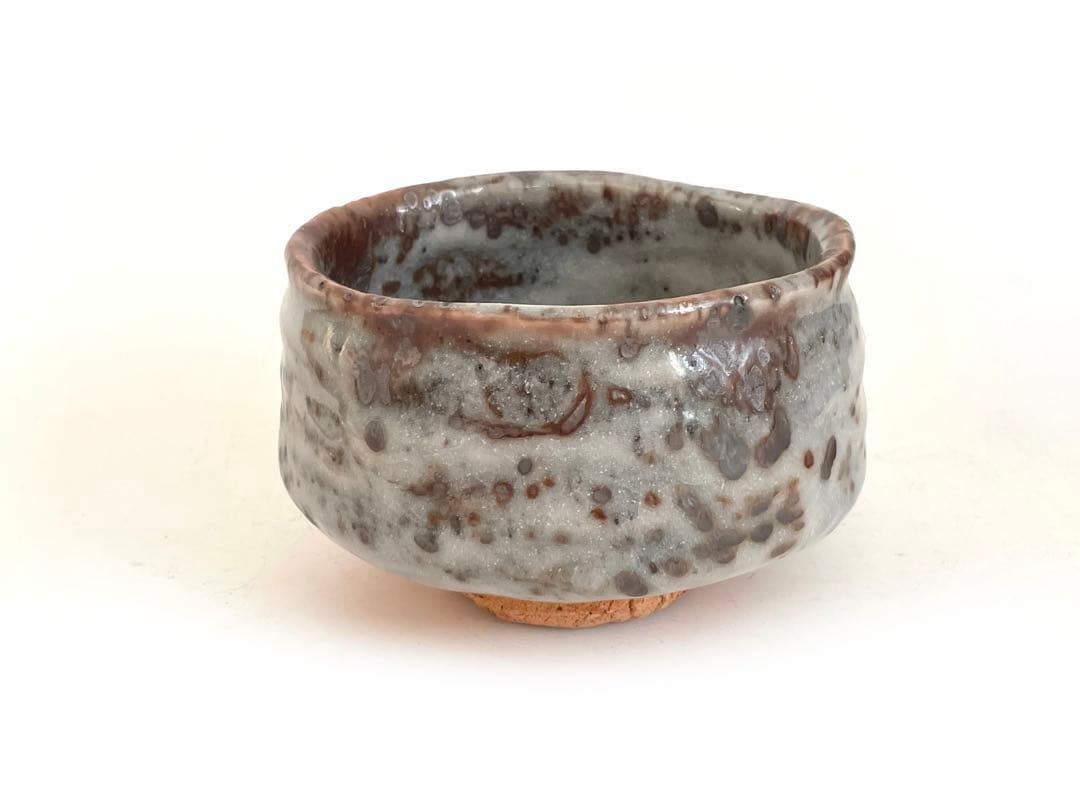 陶芸家　堀一郎　鼠志野　茶盌　茶碗　抹茶碗　茶道具　志野　美濃　瀬戸　共箱