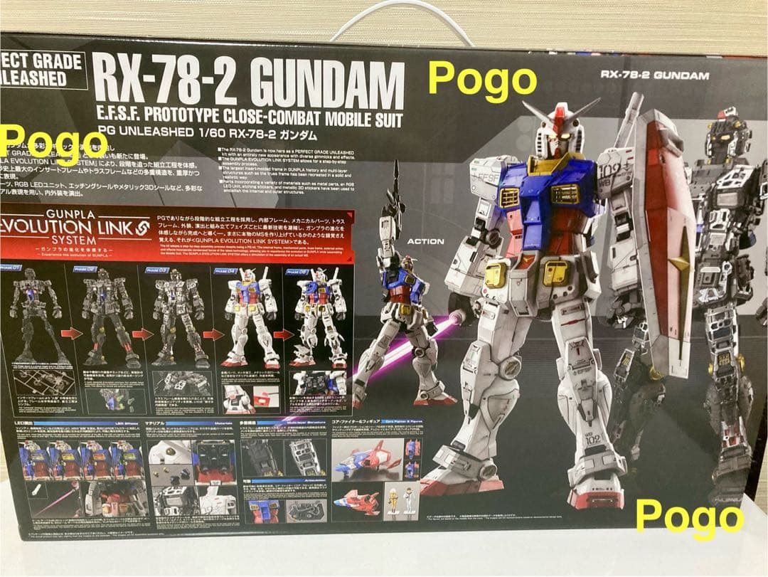 【新品•未開封 】PG UNLEASHED RX 78-2 ガンダム