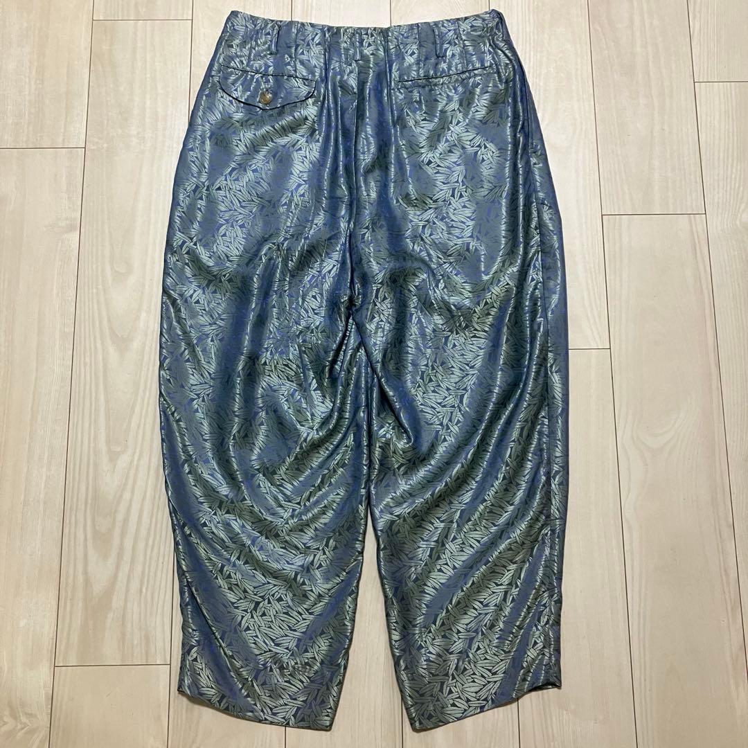 COMME des GARCONS HOMME PLUS 笹柄レーヨンパンツ