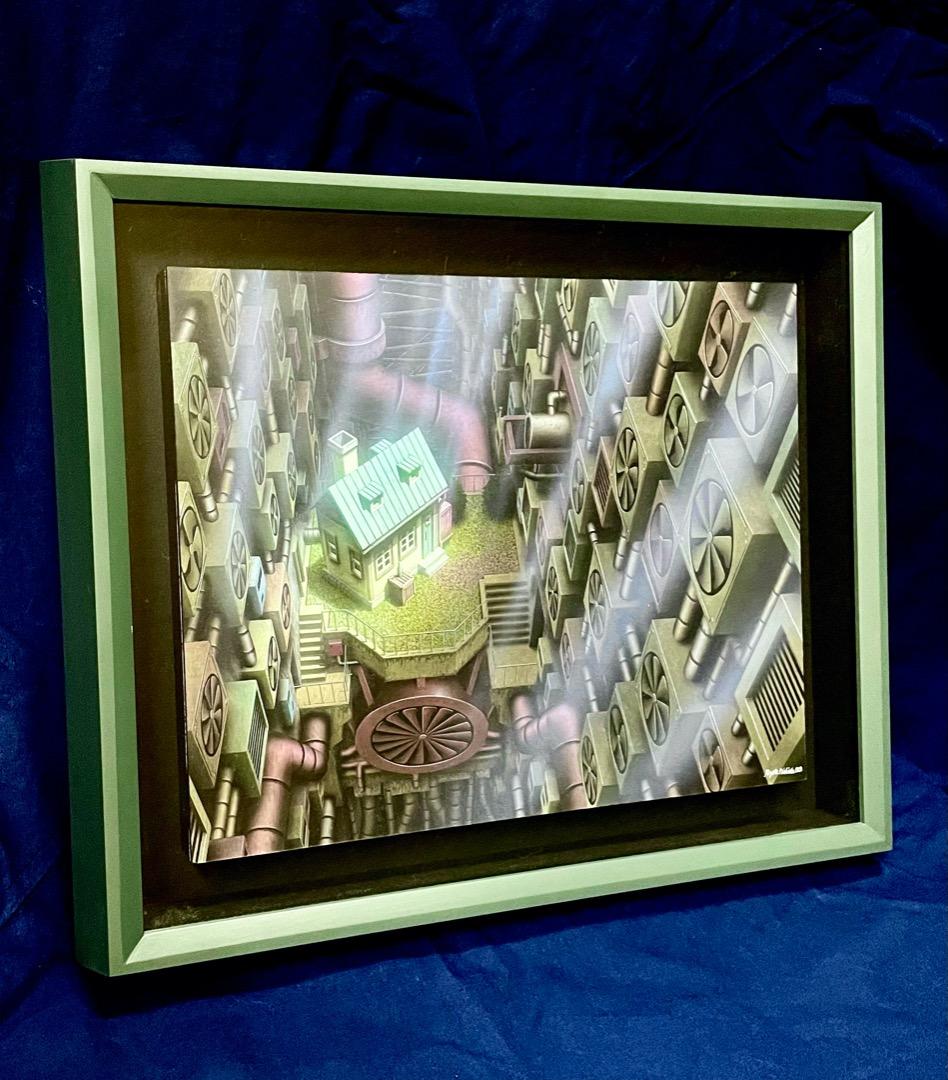 ◆新品・一点物 ◇西岡良太『暖かい風が吹く場所』2020年 アクリル 直筆サイン