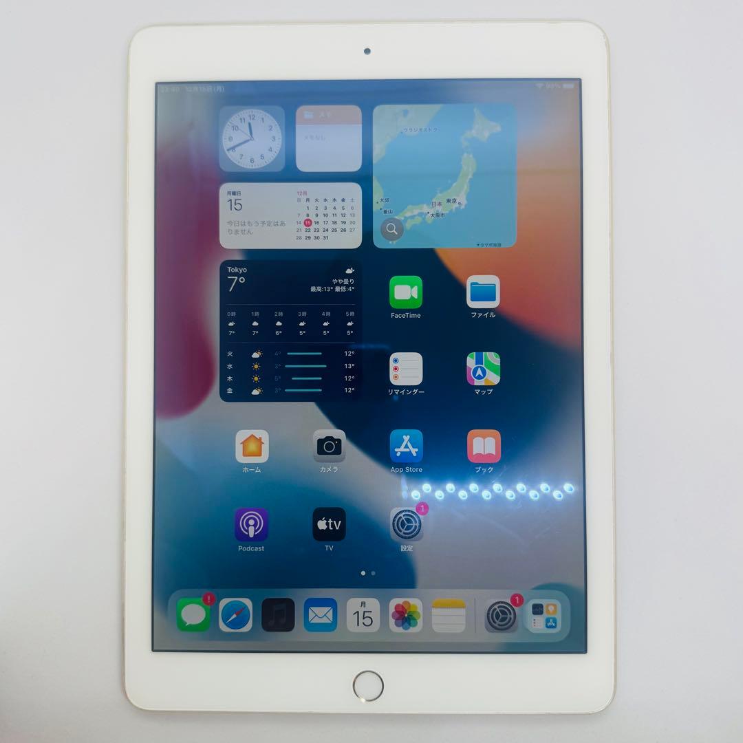 【新品バッテリー】iPadAir2本体 ゴールド 64GB WiFiモデル
