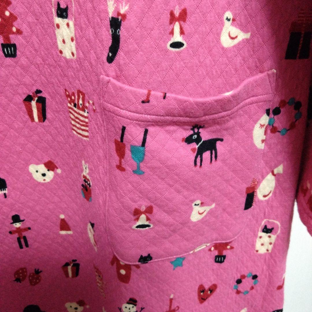 マタノアツコルームウェア　ワンピース　あったか素材　Мピンク