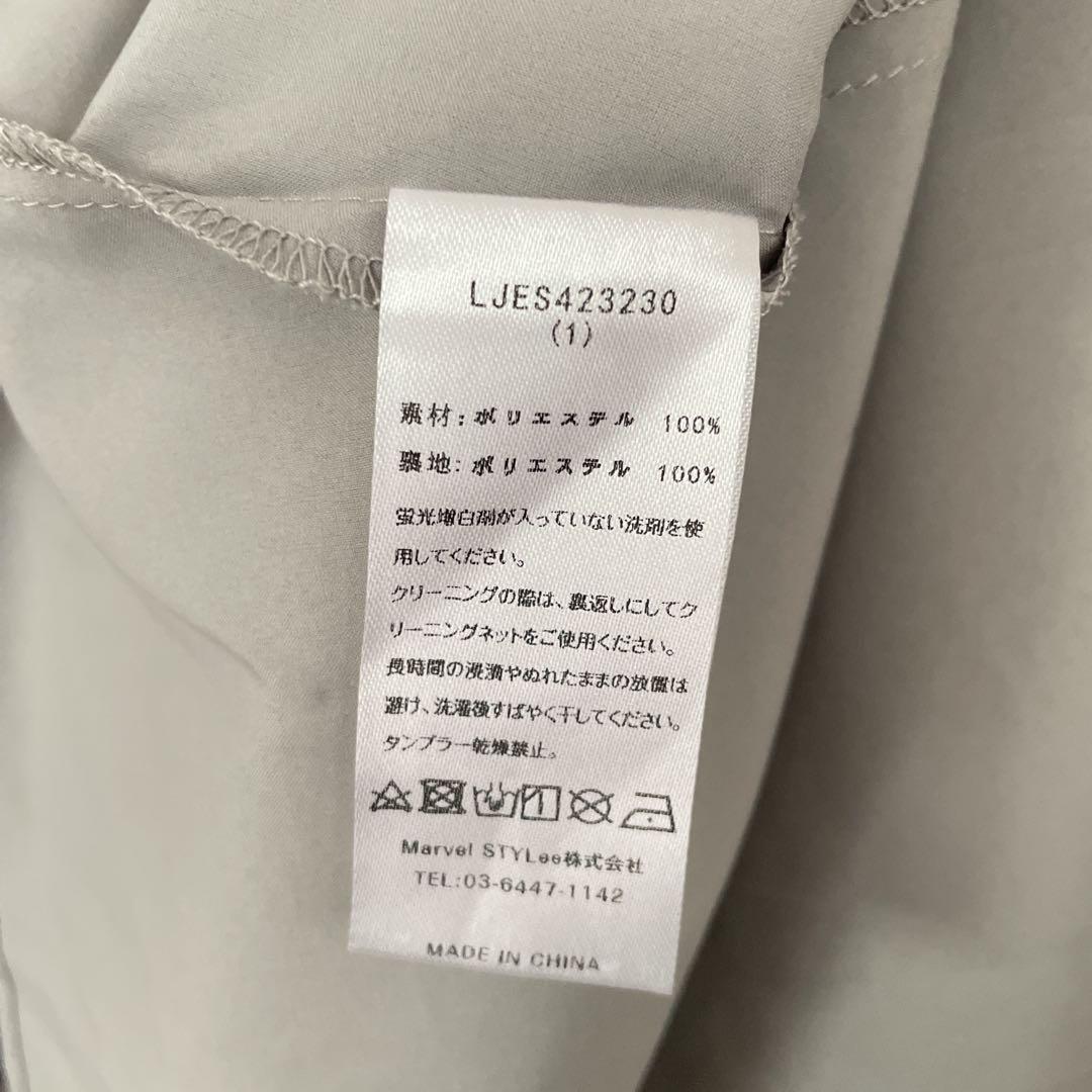 Leja スパンコール刺繍レースプチハイネックAラインドレス 結婚式　お呼ばれ