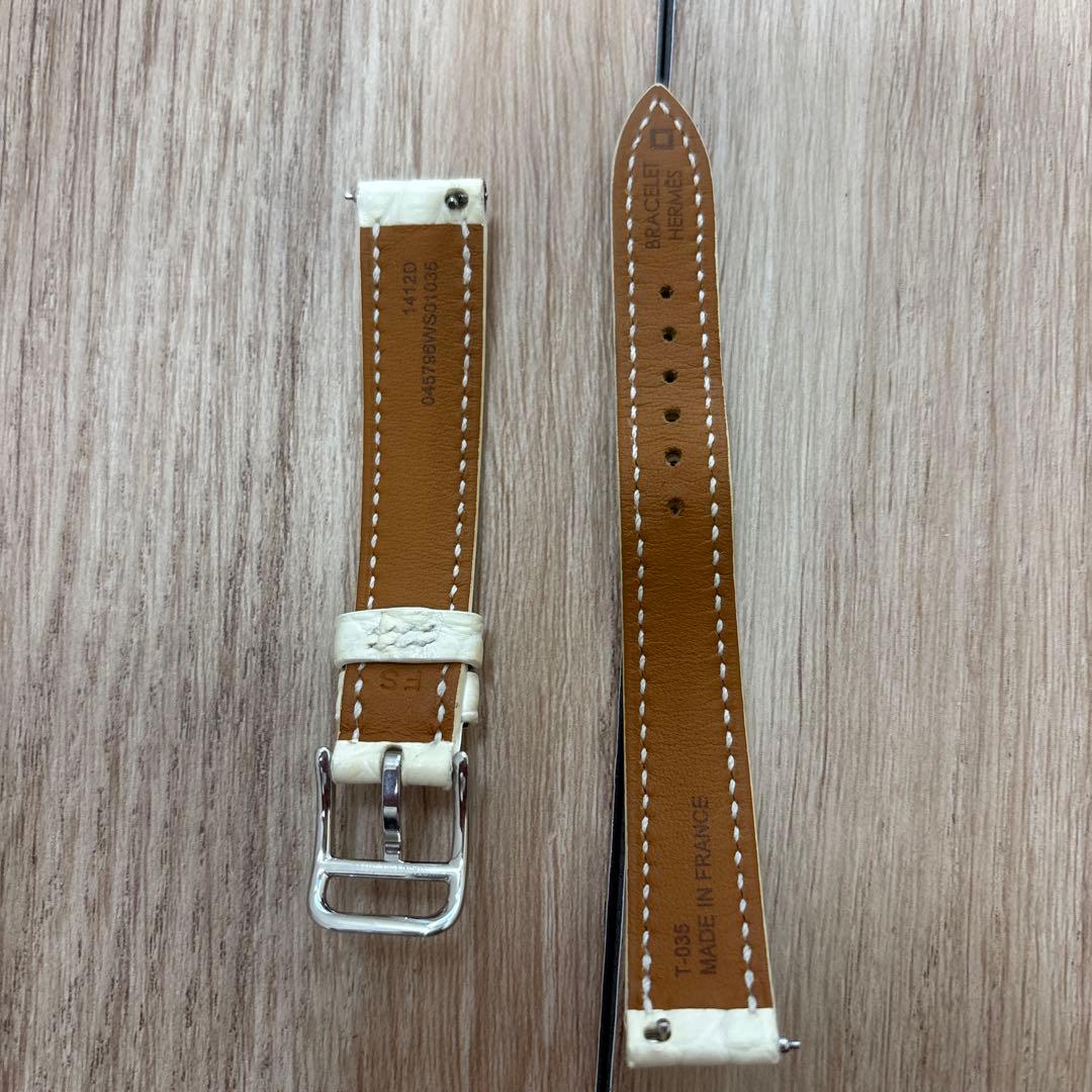 エルメス　ケープゴット　替えベルト　アリゲーター　レザーベルト