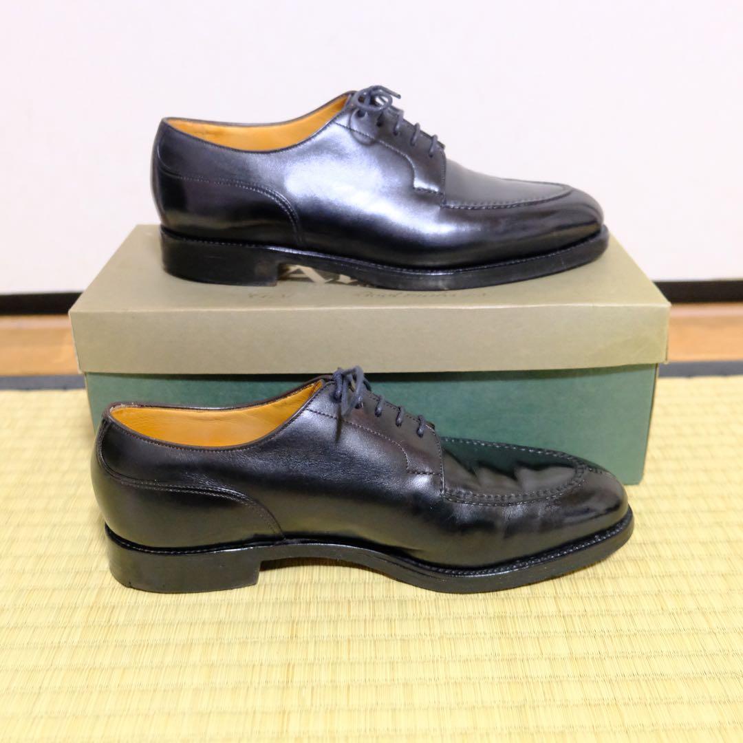 旧ロゴ エドワードグリーンDoversブラック6E 32 英国製