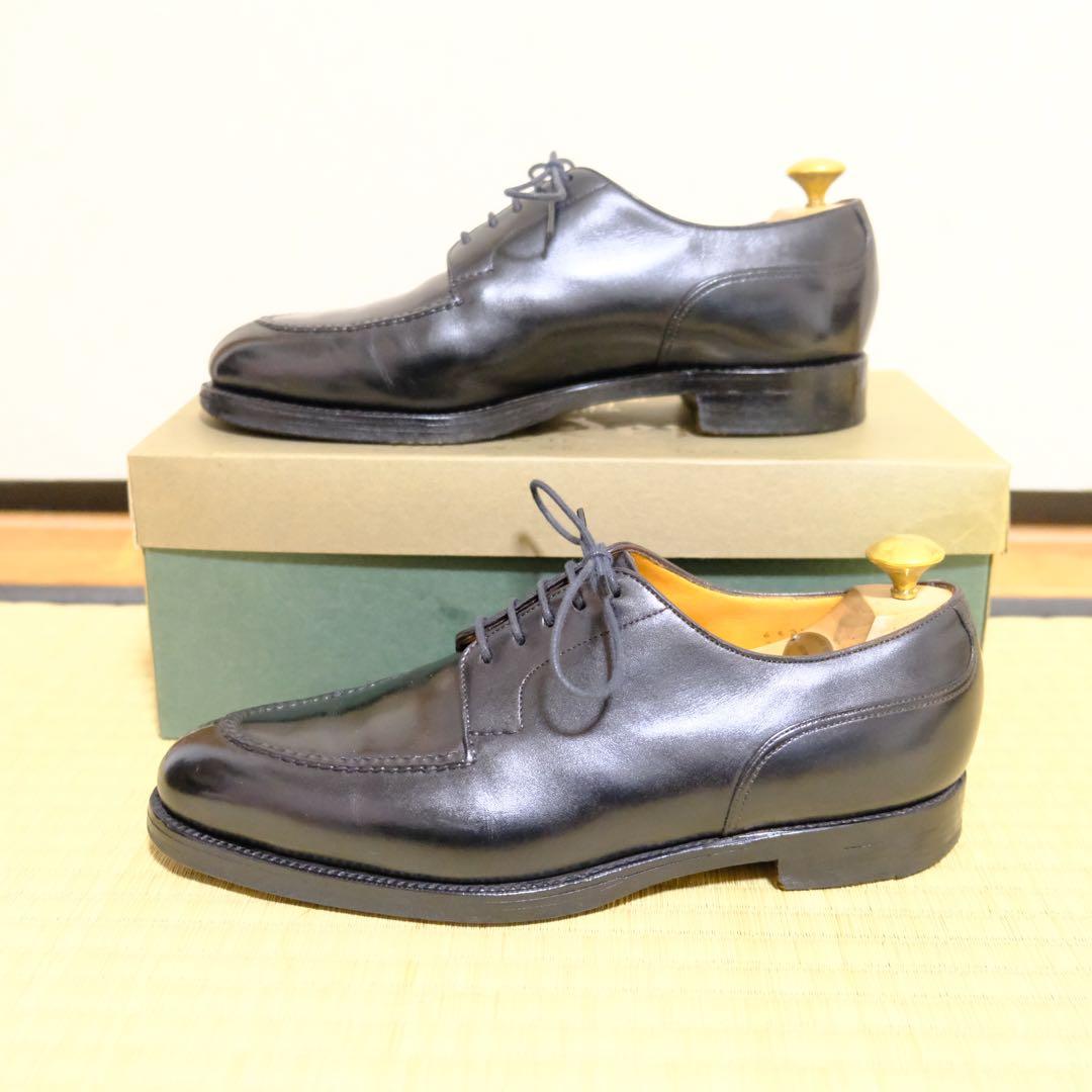 旧ロゴ エドワードグリーンDoversブラック6E 32 英国製