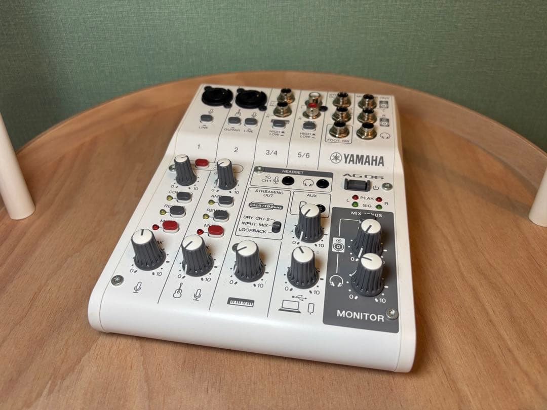 【配信スタートセット】YAMAHA AG06MK2＋YCM01おまけ付き／箱あり