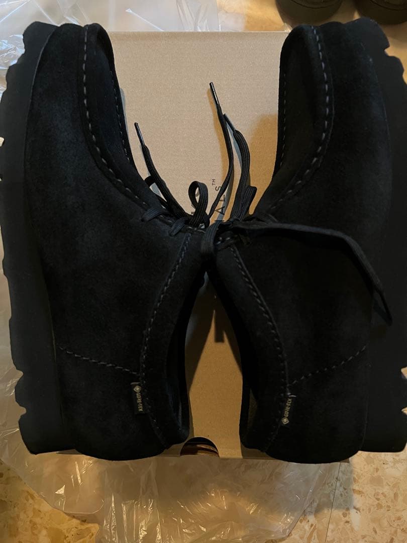 clarks wallabee gtx ワラビーゴアテックスブラック