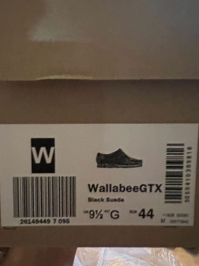 clarks wallabee gtx ワラビーゴアテックスブラック