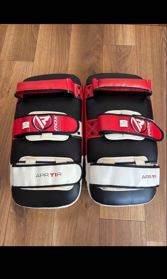 キックミット RDX 2個セット ブラック レッド 格闘技 空手 テコンドー