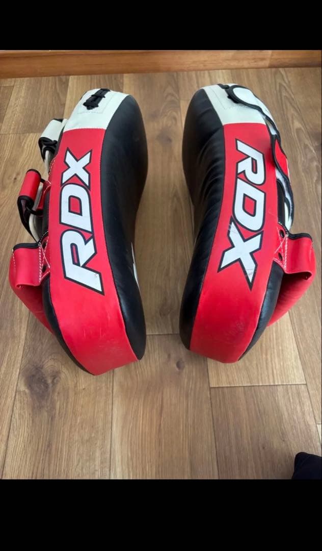 キックミット RDX 2個セット ブラック レッド 格闘技 空手 テコンドー
