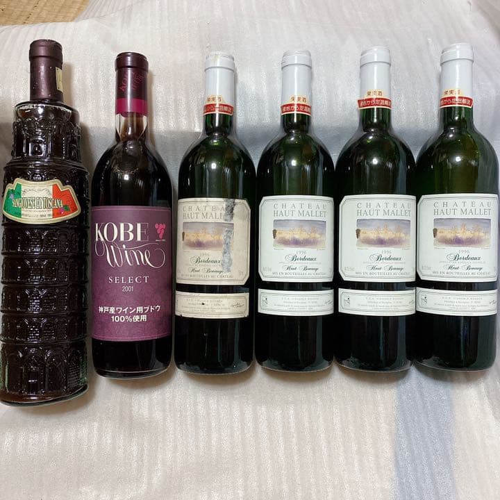 フランス白ワイン　神户産赤ワイン　6本