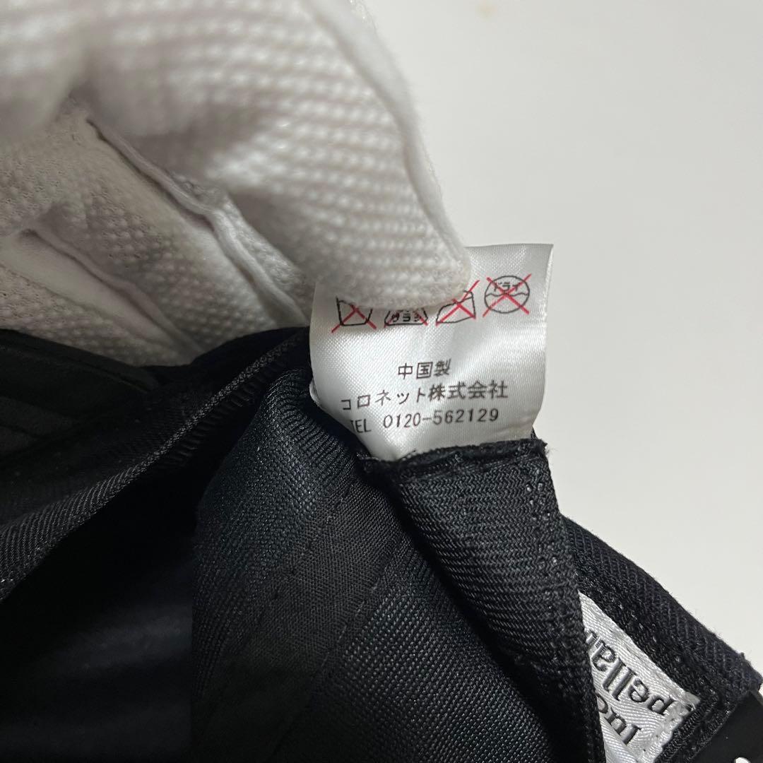 美品 希少 ルシアンペラフィネ 牛革 レザー切替 キャップ