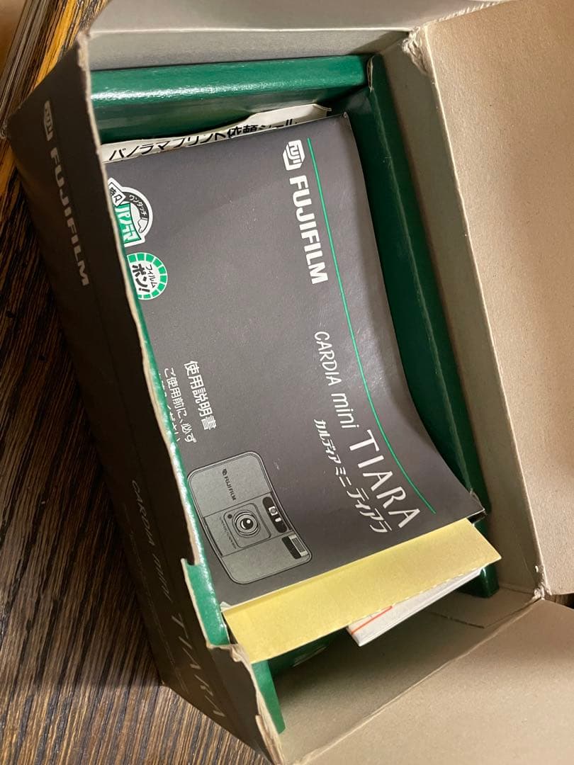 【ジャンク】FUJIFILM CARDIA mini TIARA 元箱付き