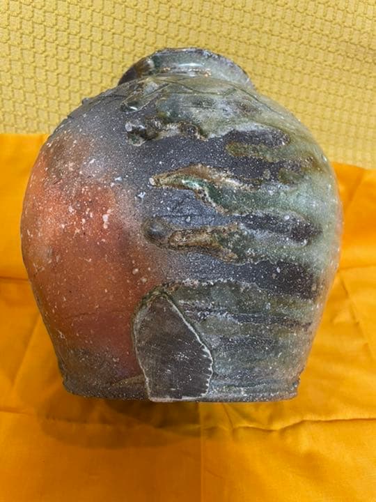 信楽　人気作家　古谷和也　作　壺　信楽焼