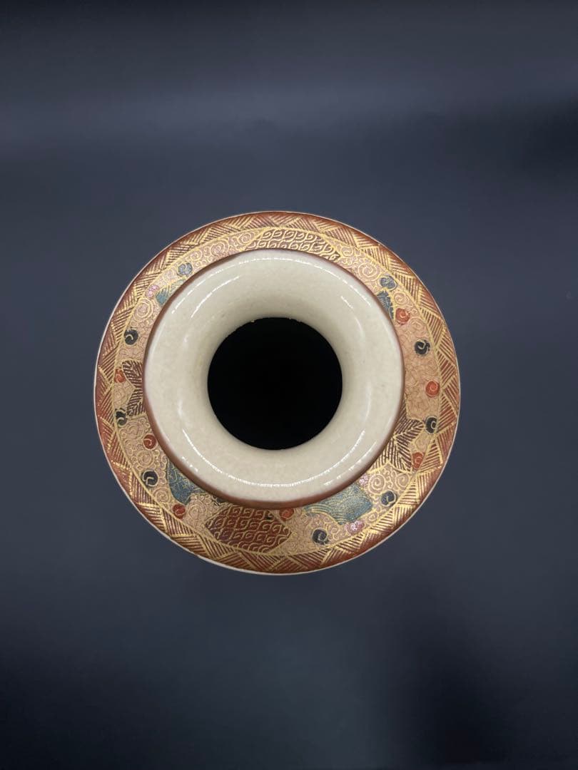 薩摩焼　花瓶　骨董古美術