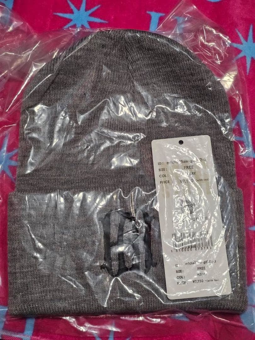 浜崎あゆみ×MFC STORE BEANIE GRAY ステッカー付き
