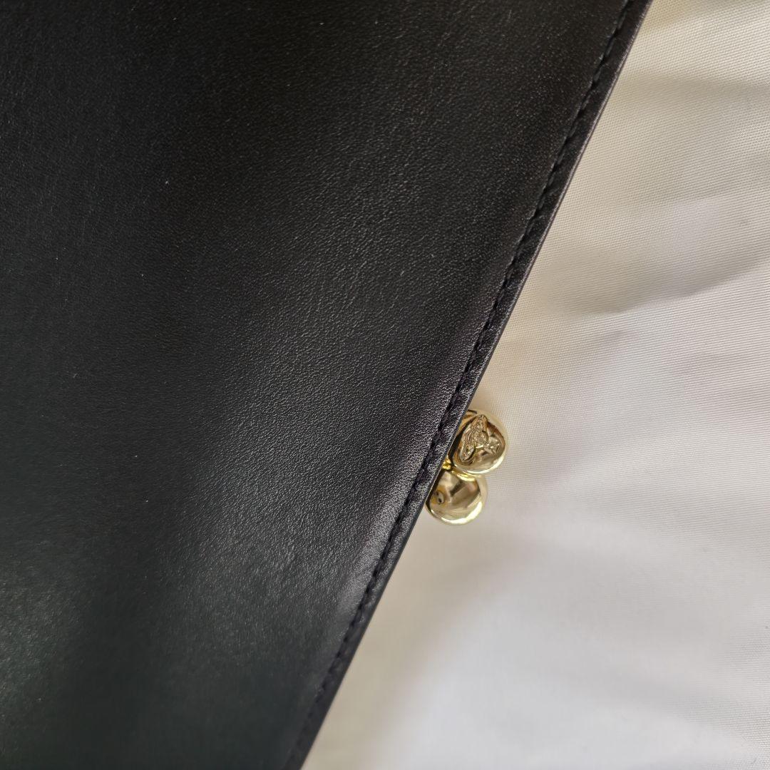 新品未使用級　ヴィヴィアンウエストウッド　長財布　オーブ　がま口　レザー