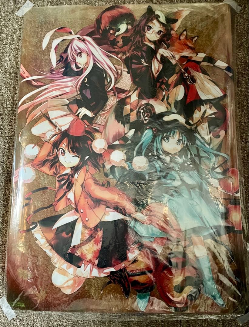 東方project 東方鈴奈庵 B2クリアポスター 非売品